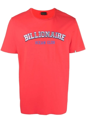 Billionaire logo-print T-shirt - Red