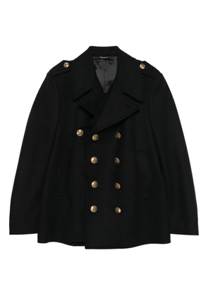 Dolce & Gabbana button-detail peacoat - Black
