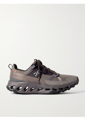 ON - Cloudhorizon Rubber-trimmed Mesh And Twill Sneakers - Brown - US6,US6.5,US7,US7.5,US8,US8.5,US9,US9.5,US10,US10.5