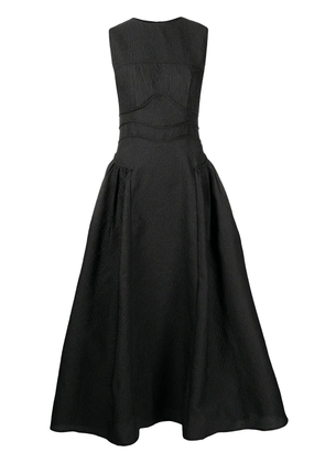Rachel Gilbert Sophia textured sleeveless dress - Black