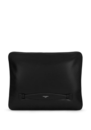 Dolce & Gabbana logo-print clutch bag - Black