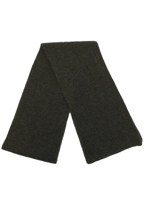 N.Peal organic-cashmere knitted scarf - Green