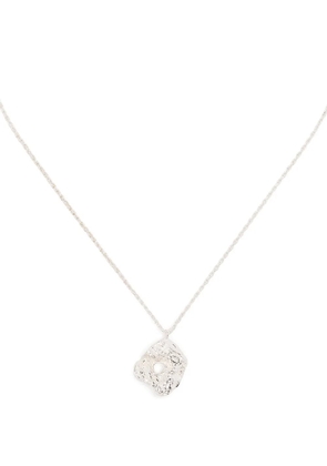 LOVENESS LEE O alphabet pendant necklace - Silver