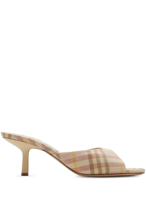 Burberry 65mm Mews sandals - TEACUP
