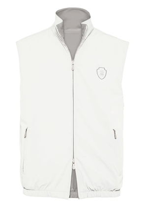 Brunello Cucinelli reversible vest - White