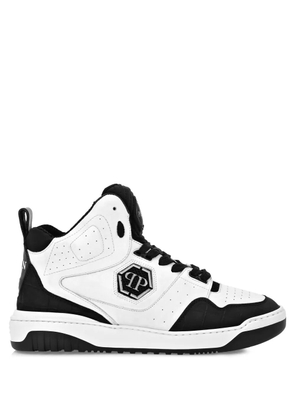 Philipp Plein logo-plaque sneakers - Black