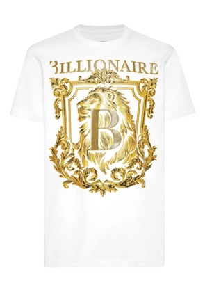 Billionaire Lion B Frame-print T-shirt - White
