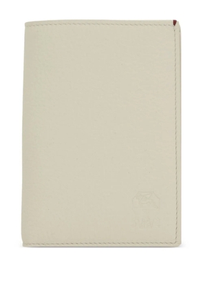 Brunello Cucinelli leather wallet - Neutrals