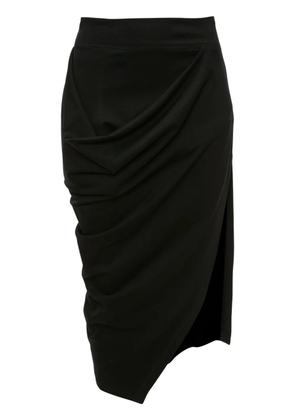 JW Anderson asymmetric draped skirt - Black