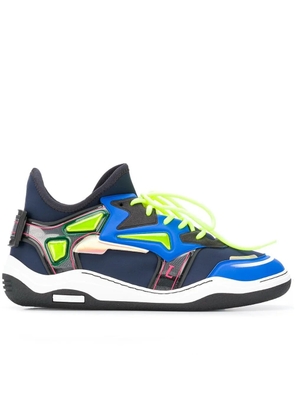 Lanvin contrast panel sneakers - Blue