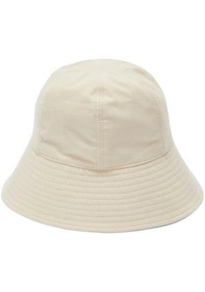 Jil Sander wide-brim cotton bucket hat - Neutrals