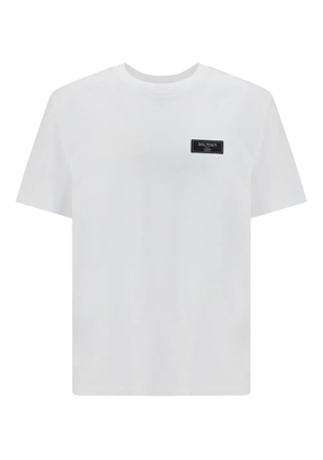 Balmain logo-label T-shirt - White