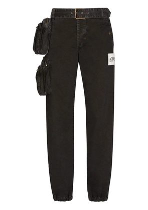 Dolce & Gabbana pouch-detail cargo trousers - Black