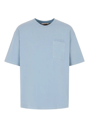 Marni chest-pocket short-sleeves T-shirt - Blue