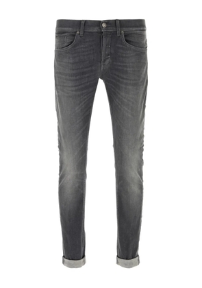 DONDUP cuffed-hem cotton jeans - Grey