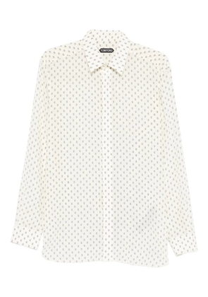 TOM FORD paisley-print shirt - White