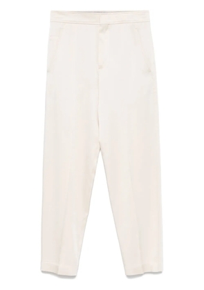 Brunello Cucinelli satin trousers - Neutrals