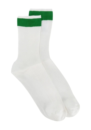 Valentino Garavani ribbed socks - White