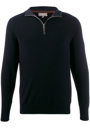 N.Peal Carnaby half-zip sweater - Black