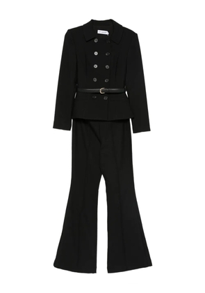 Self-Portrait double-breasted jumpsuit - Black