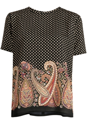 ETRO paisley-print silk blouse - Multicolour