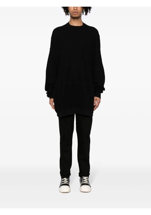Rick Owens crew-neck cotton sweatshirt - Black