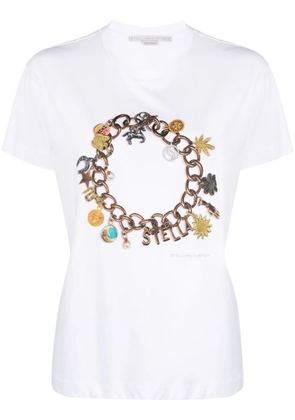 Stella McCartney graphic-print cotton T-shirt - White
