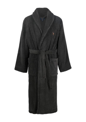 Polo Ralph Lauren Pony-motif dressing gown - Grey