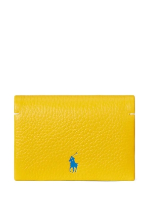 Polo Ralph Lauren pony logo leather card case - Green