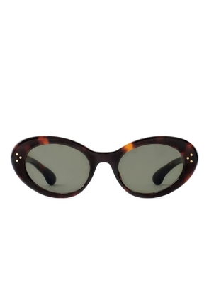 Sporty & Rich oval-frame sunglasses - Brown