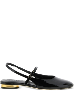 Tod's patent leather mary jane ballet flats - Black