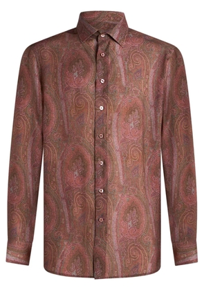 ETRO paisley-print shirt - Red