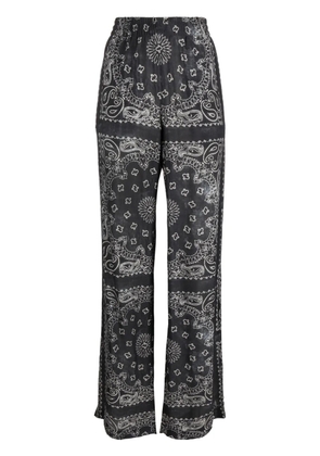 Golden Goose paisley-print wide-leg trousers - Grey