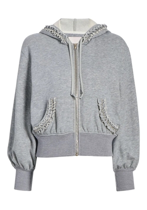 Cinq A Sept Maddie zip-up sweater - Grey