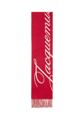 Jacquemus Atelier fringed scarf - Red