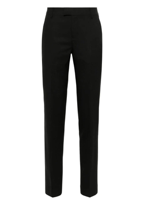 AMI Paris high-waist tapered-leg trousers - Black