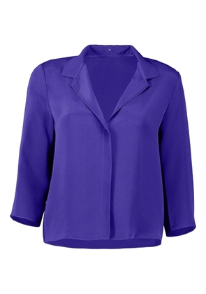 Peter Cohen square-front shirt - Purple