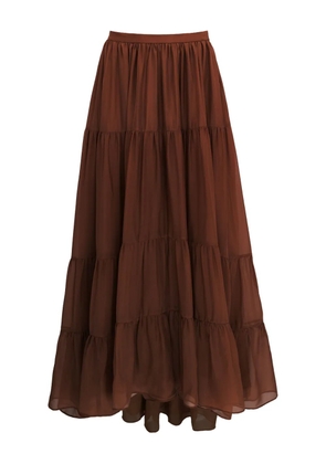 AZEEZA Tamar maxi skirt - Brown