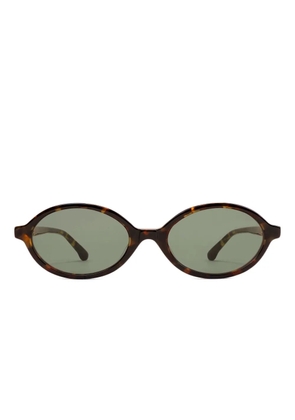 Sporty & Rich oval-frame sunglasses - Brown