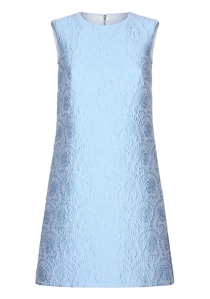Dolce & Gabbana DNA A-line brocade mini dress - Blue