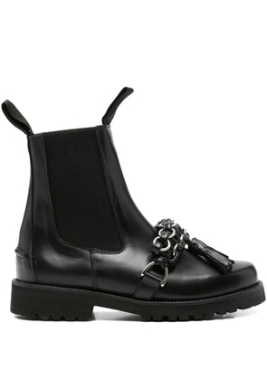 Toga Pulla chain-tassel Chelsea boots - Black