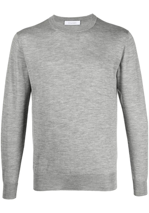Cruciani crew neck knit jumper - Grey