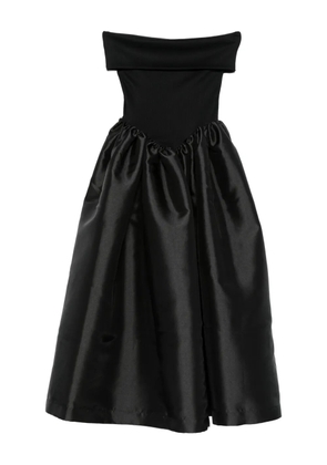 Marques'Almeida off-shoulder midi dress - Black