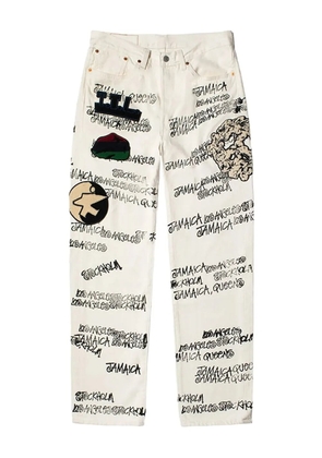Denim Tears x Stussy x Our Legacy TTL 501 jeans - White