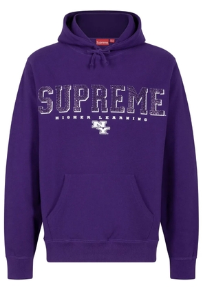 Supreme Gems crystal-embellished hoodie - Purple