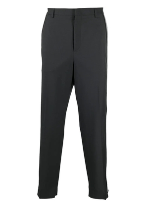 Valentino Garavani side-stripe wide-leg tailored trousers - Grey