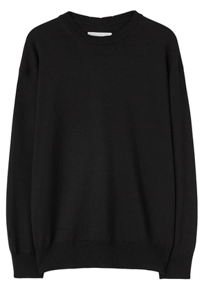 Jil Sander crew-neck wool jumper - Black