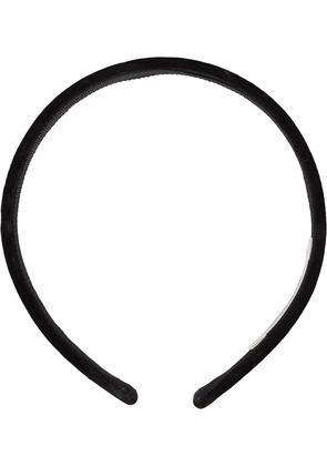 Jennifer Behr Lacey silk velvet hairband - Black