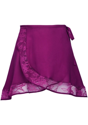 Fleur Du Mal Ballet wrap skirt - Pink
