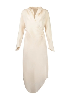 Peter Cohen Victor asymmetric midi dress - Yellow